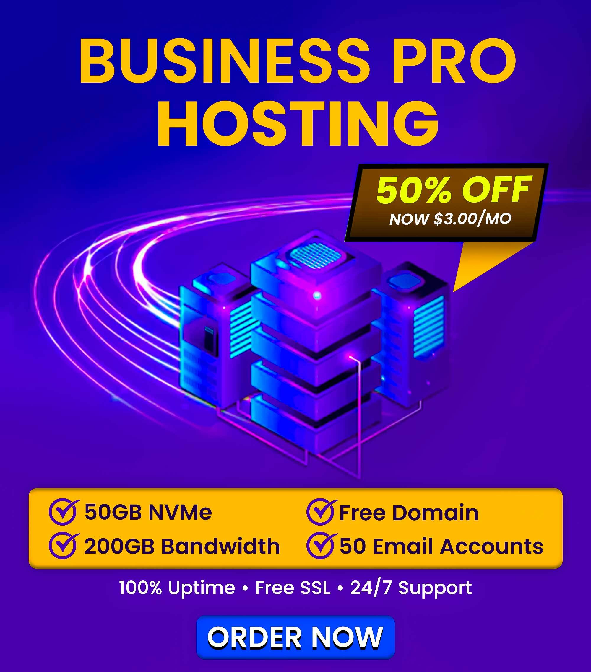 Business Pro The Perfect Upgrade for High Performance Websites